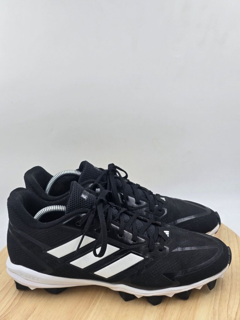 Adidas Icon 8 MD IG9589 Men's Black White Molded Baseball Cleat sz 10.5